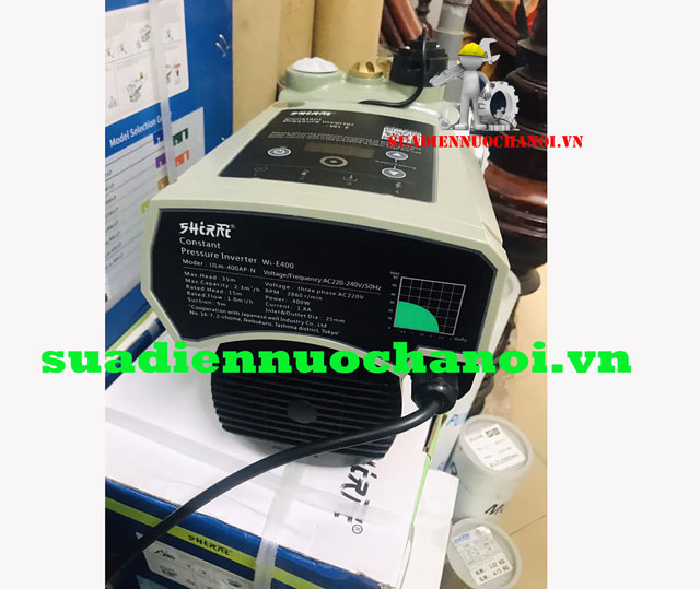 Máy bơm tăng áp lực gia đình Inverter Shirai IJLm 400AP